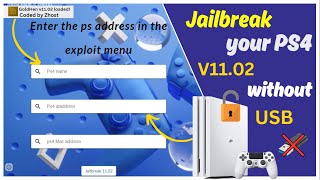 Jailbreak your ps4 V1102 without USB by ZHost [upl. by Josepha]