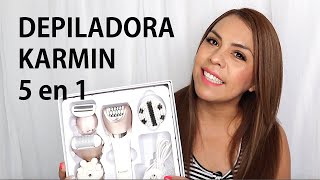 Reseña Depiladora Electrica Karmin 5 en 1 Para Mujer  Best Electric Shaver For Women Review 2021 [upl. by Possing847]