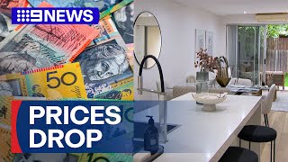 House prices drop in Sydney  9 News Australia [upl. by Moreta]