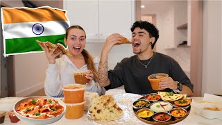 Trying INDIAN FOOD for the FIRST TIME [upl. by Atnod]