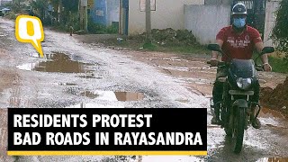 Bad Roads Restrict Ambulances School Buses To Reach Residents in Bengalurus Rayasandra  The Quint [upl. by Quar]