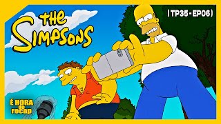 HOMER O ALARMISTA  Os Simpsons  NOVA TEMPORADA [upl. by Demmahum]