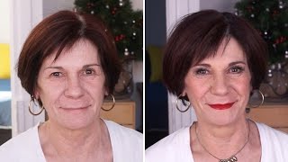 Maquillage de Fêtes Rajeunissant  Femmes 50 ans et [upl. by Evelina]