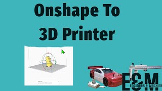 Quick Guide From Onshape to 3D Printing with Ultimaker Cura [upl. by Rodge]