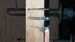 Anchor bolts operating principle Correct installation technique demonstration shorts diy anchor [upl. by Reese]