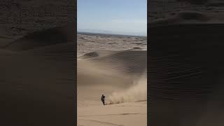 Absolutely unreal🔥🔥🔥 🎥 from duneanddestroy on insta dune dirtbike epic [upl. by Buke357]