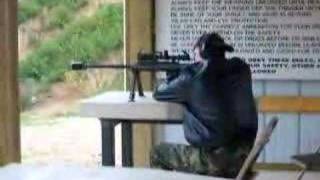 Trent Lawrence fires Barrett M95 50 BMG [upl. by Berkie357]