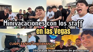 VACACIONES CON LOS STAFF EN LAS VEGAS 😏 TODOS ANDABAN CRUDOS [upl. by Dniren]