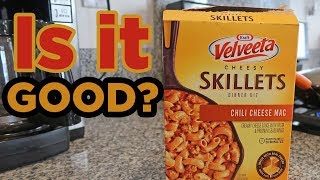 Velveeta Skillets Dinner Kit Chili Cheese Mac Review [upl. by Ragen]