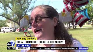 Cape Coral residents gather for petition rally at Jaycee Park [upl. by Trebor]