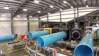 Diamond Plastics PVC Pipe Plant Tour 54quot and 60quot Line [upl. by Schultz]