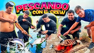 🔥UN DIA PESCANDO CON EL CREW HICIMOS MOJARRAS FRITAS🔥 [upl. by Atsedom989]