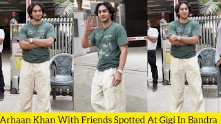 Malaika Arora Son Arhaan Khan With Friends Spotted At Gigi In Bandra😍♥️🥰 [upl. by Sirtaeb888]