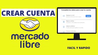 Cómo Crear una Cuenta en Mercado Libre Fácil y Rápido  2023 [upl. by Lexine229]