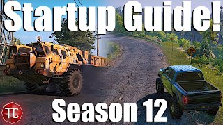 SnowRunner Season 12 DLC QUICK START GUIDE Do These Things FIRST [upl. by Esinereb]