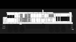 GEs C22 7iC23U20CU22C E U26C WABTEC 2025 NA ÍNTEGRA COMPLETO [upl. by Anivol]