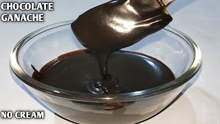 CHOCOLATE GANACHE WITHOUT CREAM ONLY IN 3INGREDIENTSCHOCOLATE GANACHE RECIPE IN 10MINS [upl. by Avehs]