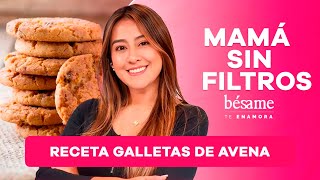 Galletas de avena fáciles y rápidas para hacer con tus niños  Bésame [upl. by Nerahs70]