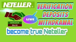 How to Verify a Neteller Account Tutorial Deposit Withdraw complete informations [upl. by Yrret692]