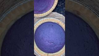 Ube and Leche Flan Dessert Scenes thanksgiving filipinofoodie filipinodessert [upl. by Okomot]