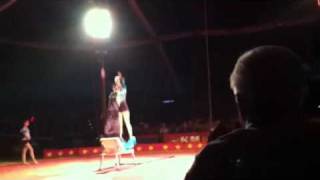 Kelly Miller circus The Poema Family foot juggling [upl. by Aibonez]