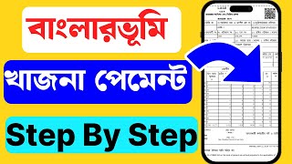 Banglarbhumi Online Khajna Payment 2024 West Bengal Step By Step [upl. by Ellesor]