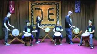 Djembe Lesson Demo  Djagbe [upl. by Broder]