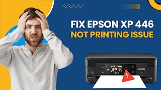 Fix Epson XP 446 Not Printing Issue  Printer Tales [upl. by Llennoc]