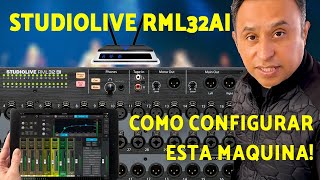 CONFIGURACION DESDE CERO DE UNA STAGE BOX PRESONUS STUDIO LIVE RML32 AI GMLighting [upl. by Anselme32]