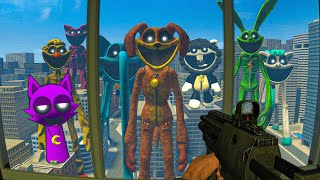 Im Being Hunted by Big Smiling Critters Poppy Playtime amp Garrys Mod [upl. by Neirol177]