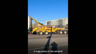 Transporting a piece of the windmill windmill shortsvideo [upl. by Llenra]