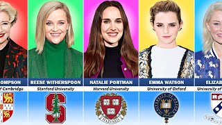 Celebrities Who Went to Top Universities [upl. by Hevak]