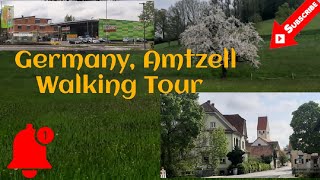 Germany 🇩🇪 Amtzell Village Walking Tour Part 1 on a regular week day Animal Farming is dominant [upl. by Kinemod14]