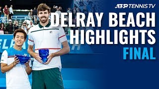 Reilly Opelka Beats Nishioka To Win 2nd Title  Delray Beach 2020 Final Highlights [upl. by Ahselaf827]