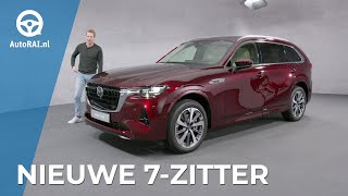 Mazda CX80 2024 Review  Nieuwe zevenzitter van Mazda  AutoRAI TV [upl. by Ariahay678]