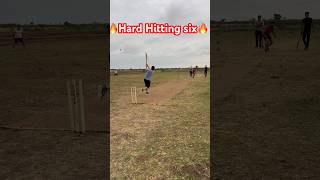 🔥Hard Hitting six🔥 shorts ytshortsvideo cricket cricketshorts hardhitting hardhitter viral [upl. by Edrahc]