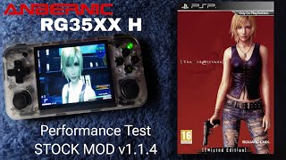 Perform Test  The 3rd Birthday PSP in STOCK MOD  RG35XX H [upl. by Harewood537]