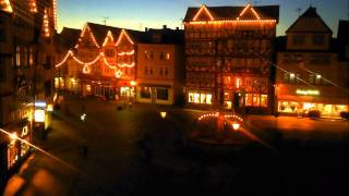 Marktplatz Butzbach weihnachtlich Timelapse [upl. by Abagael]