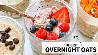 Overnight Oats  8 Flavors for Easy Meal Prep [upl. by Nannette169]