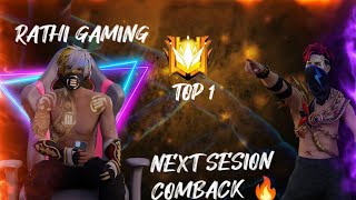 TOP 1 KING IS BACK  AA GYA SAB KI JALANE FIR S ❤️ GARENA FREE FIRE🔥 [upl. by Alyose]