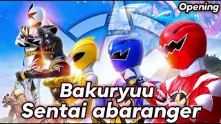 bakuryuu sentai abaranger op instrumental  nihon20005 [upl. by Mira]