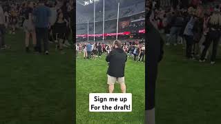 Im draftable 🤣 afl football short shortsvideo [upl. by Trebleda]