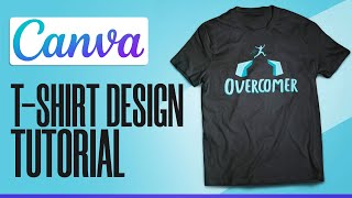 Create TShirt Designs On Canva To Sell  Canva amp ECommerce [upl. by Japheth533]