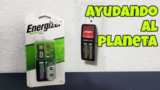 CARGADOR PARA PILAS ENERGIZER  Unboxing y Review [upl. by Acireed]