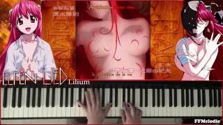 Elfen Lied Lilium Piano Cover [upl. by Asyral]