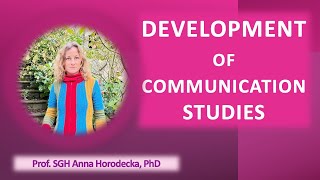 Development of communication studies [upl. by Hasan78]