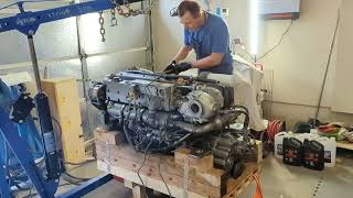 DIY rebuilding of diesel engine Yanmar 6LY Update 04292023 [upl. by Lada71]