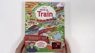 Windup train book with slottogether tracks [upl. by Body]