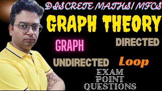 Discrete mathsMfcs graph theorygraph directed undirected loop in a graph DM important questions [upl. by Denni56]