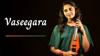 Vaseegara  ZARA ZARA  Violin Cover  Diya Maruthanattu  Minnale  Harris Jayaraj [upl. by Nodyarg]